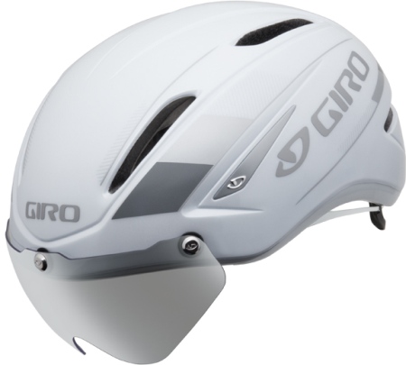 Giro Air Attack Wit/Zilver Fietshelm met Vizier koop je bij Futurumshop.nl