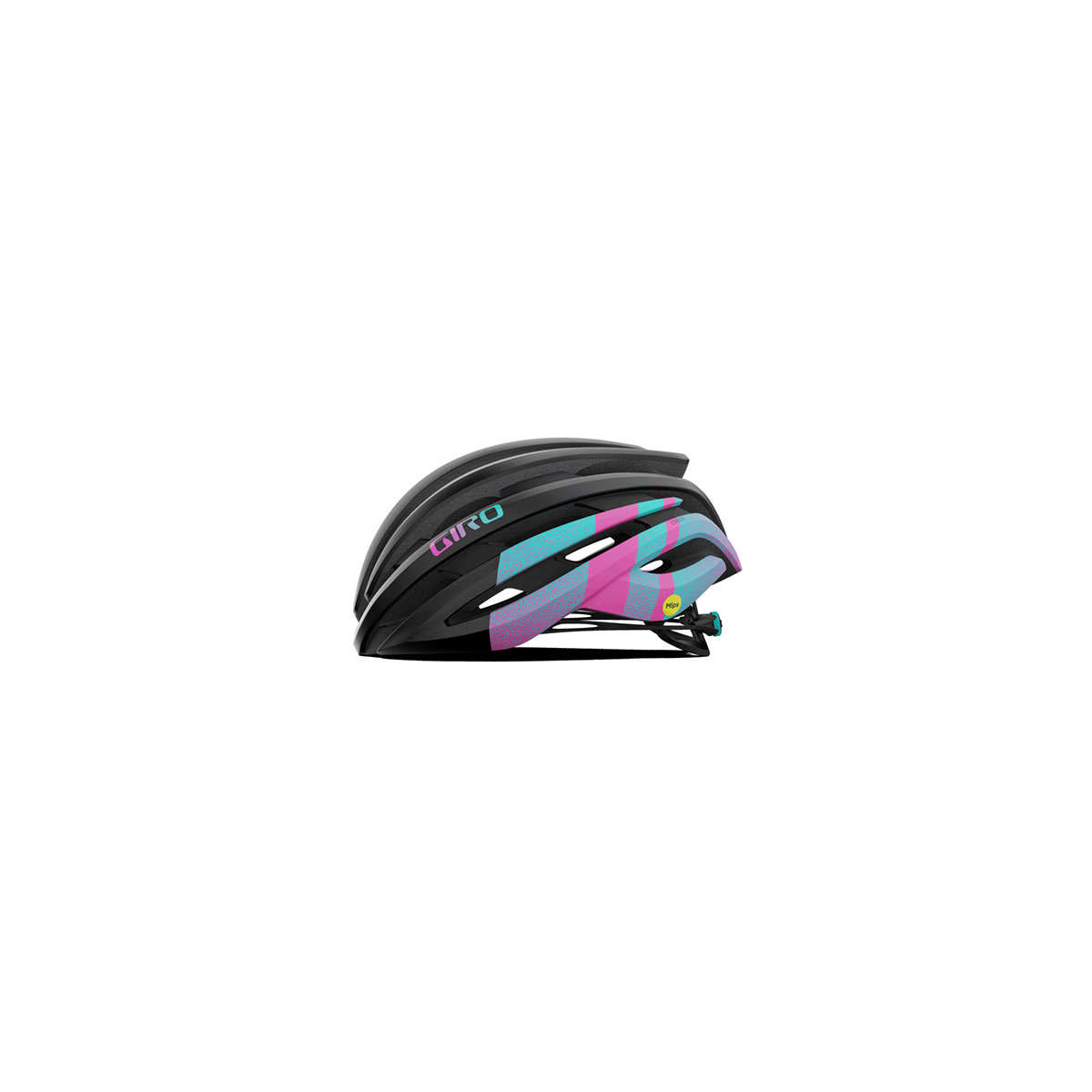 Giro Ember MIPS Race Fietshelm Mat Zwart/Blauw/Roze Dames