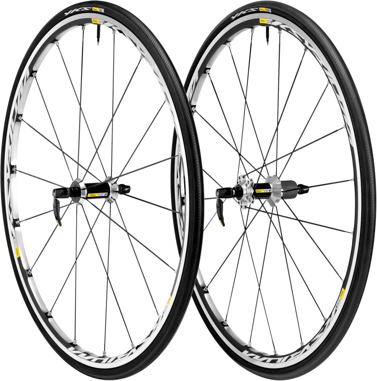 Mavic Wielset + Band Ksyrium Elite S Zwart