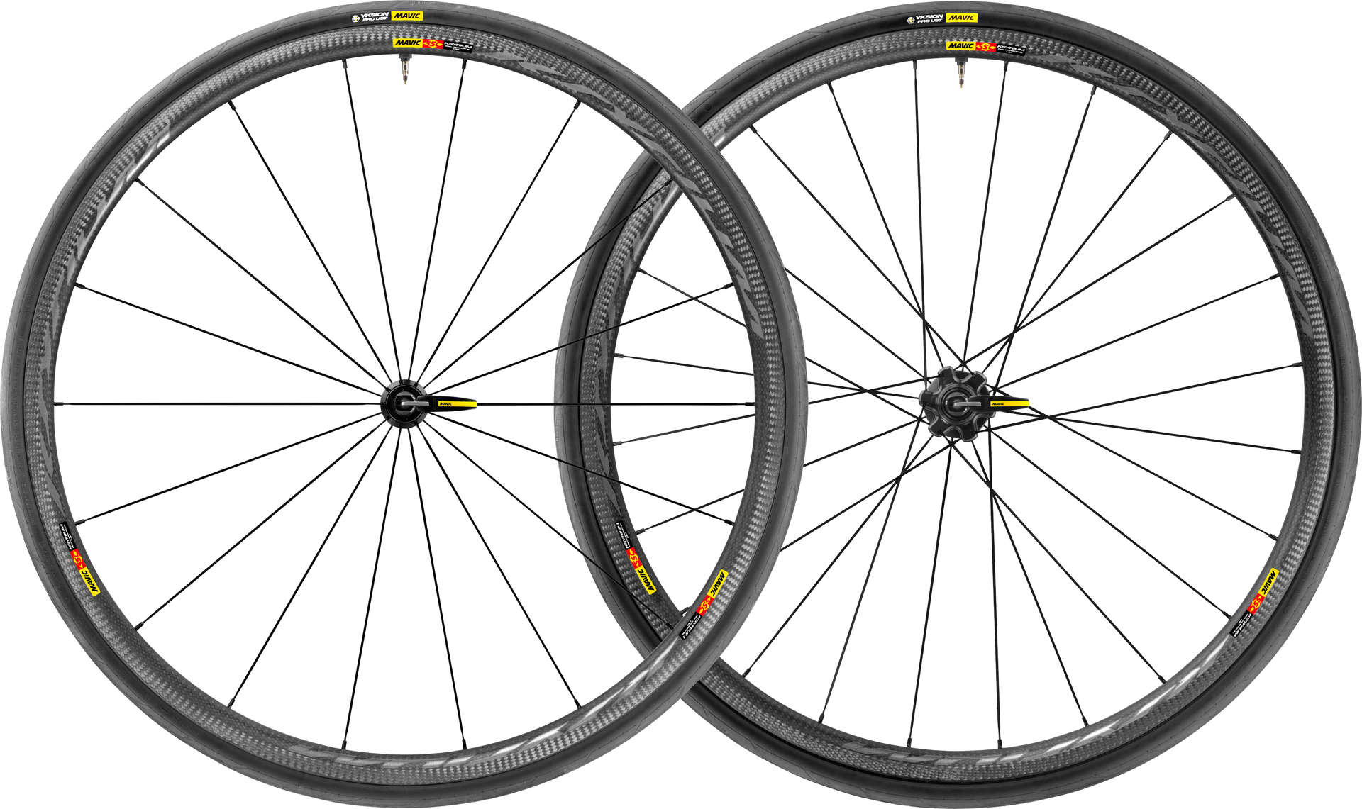 Mavic Ksyrium Pro Carbon SL UST Race Wielset Zwart