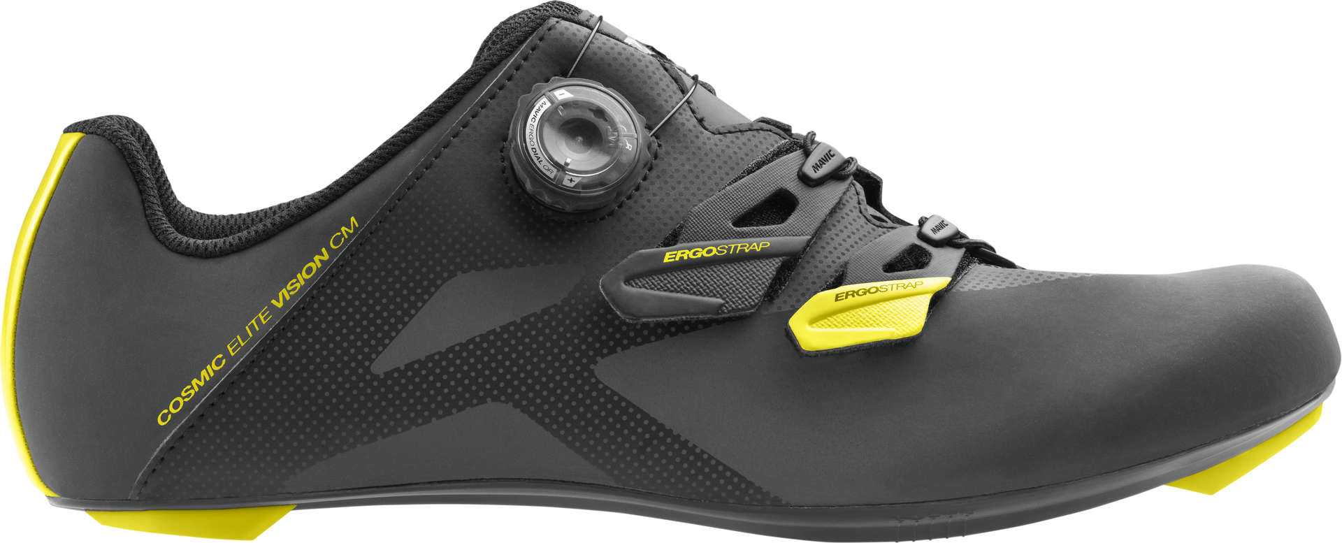 Mavic Cosmic Elite Vision Wielrenschoenen Zwart/Geel Heren