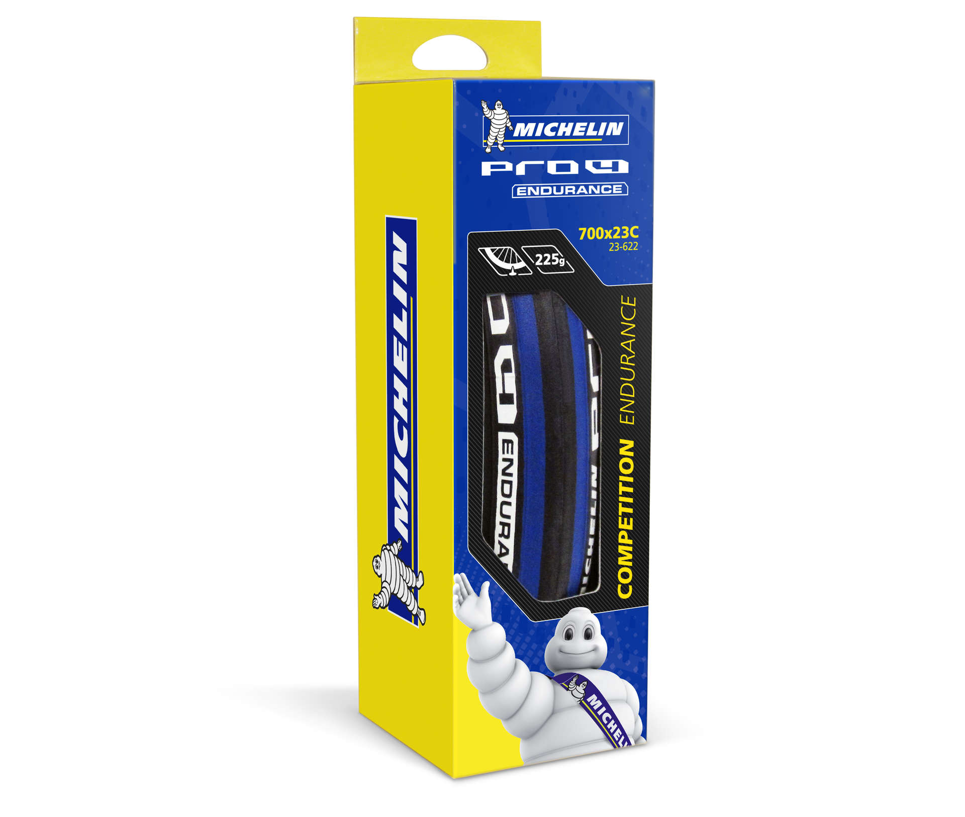 Michelin Pro4 Endurance 4 Race Vouwband Zwart/Blauw 700x23C