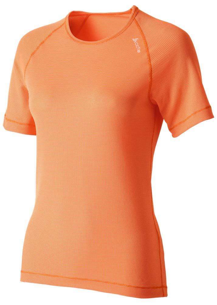 Odlo Special Cubic ST Ondershirt Korte Mouwen Oranje Dames