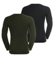 Odlo SUW Active Warm Thermoshirt Lange Mouwen 2Pack Groen/Zwart Heren