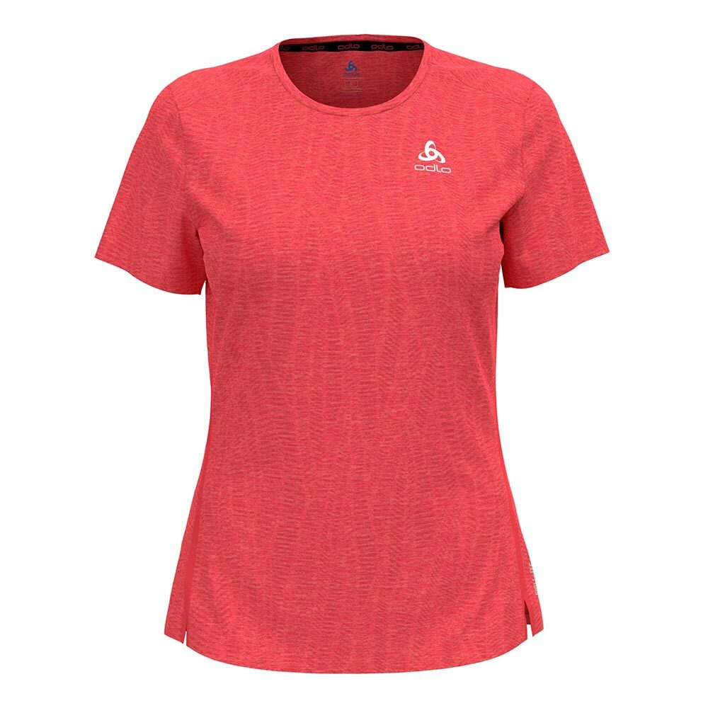 Odlo Zeroweight Engineered Chill Tec Hardloopshirt Korte Mouwen Roze Dames koop je bij Futurumshop