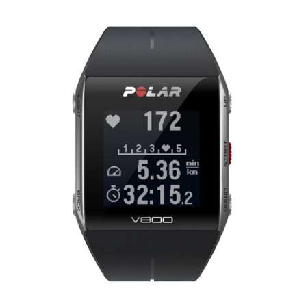 Polar V800 GPS Sporthorloge HRM Zwart Grijs