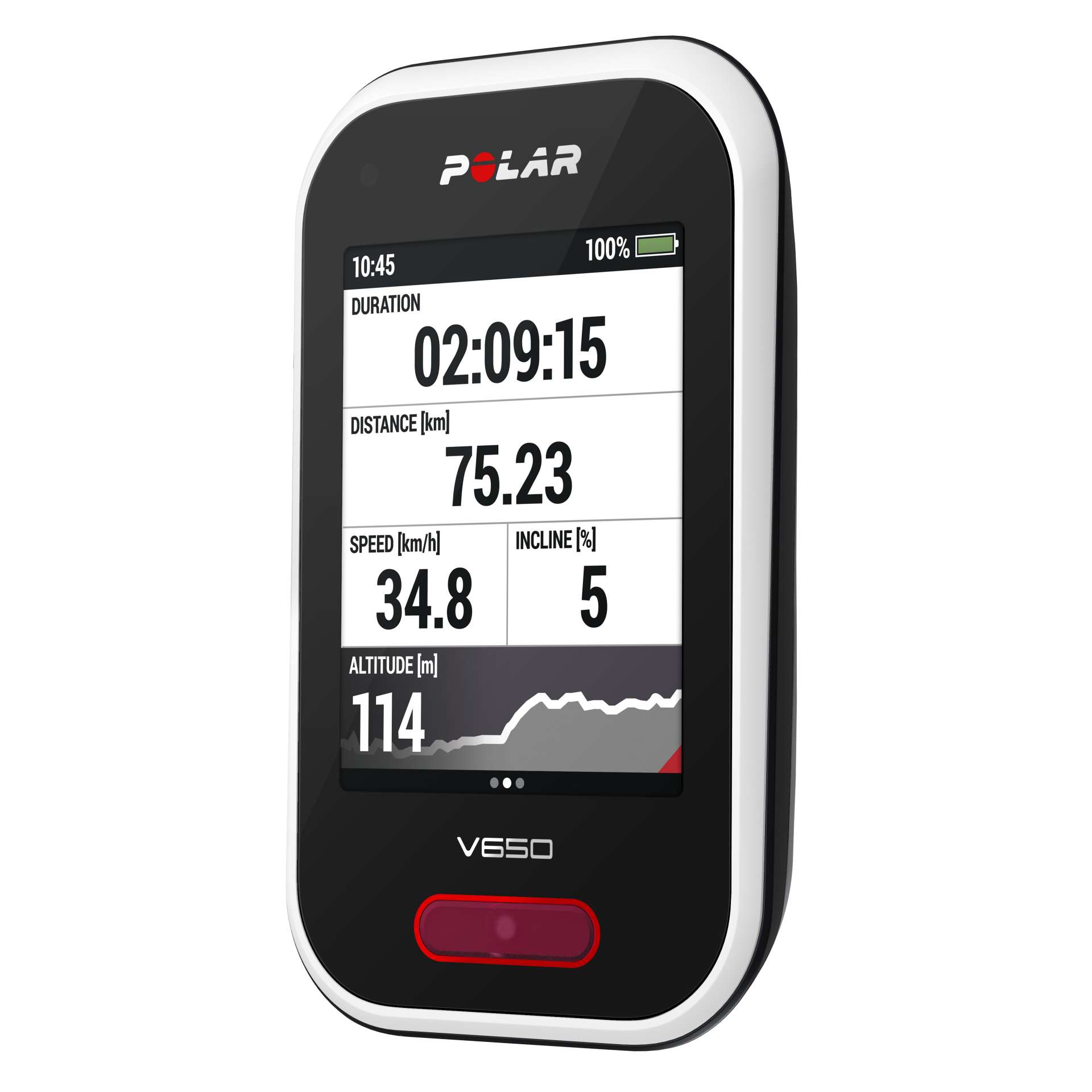 Polar V650 HRM Fietscomputer