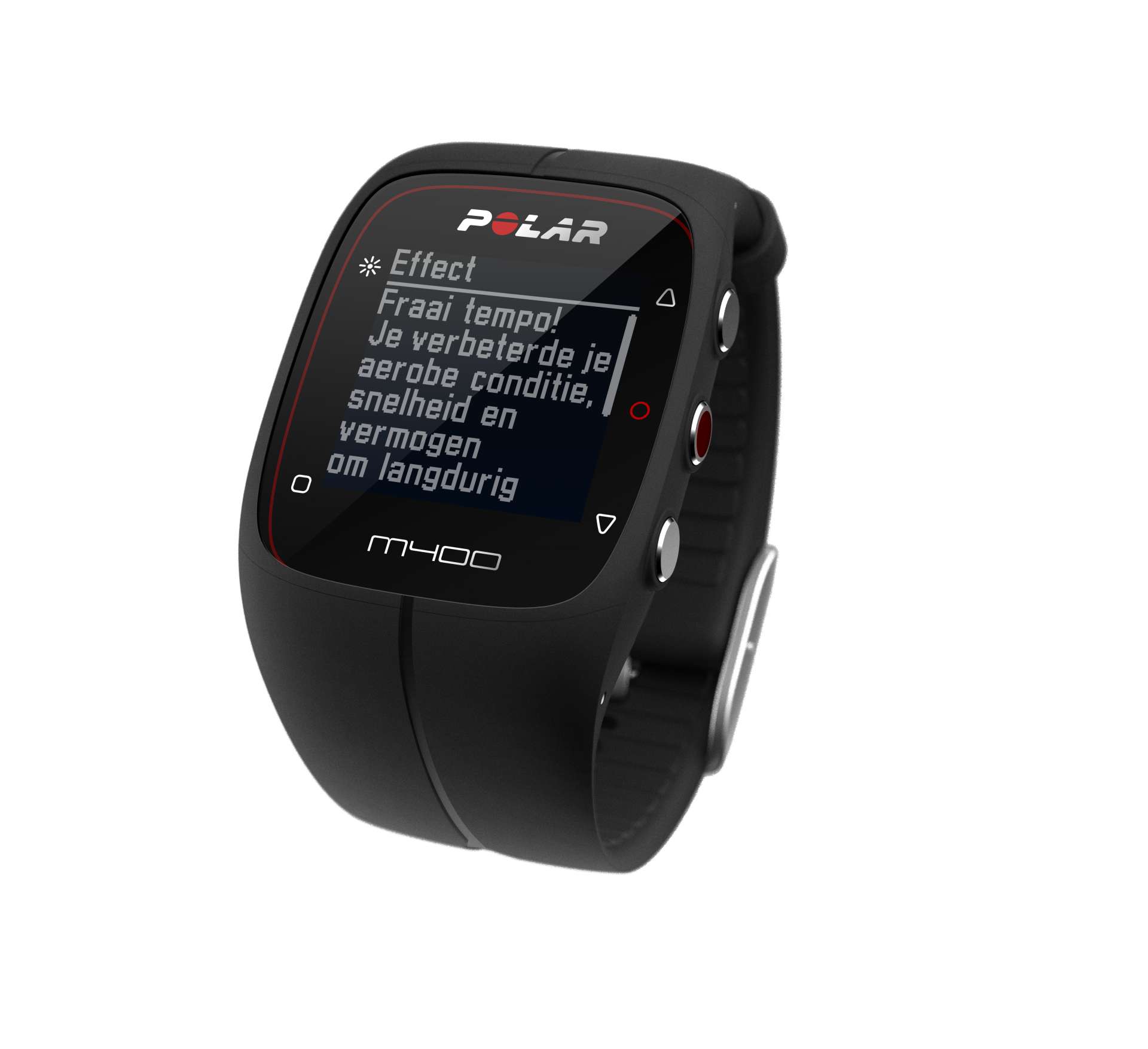 Polar M400 Sporthorloge met GPS Zwart