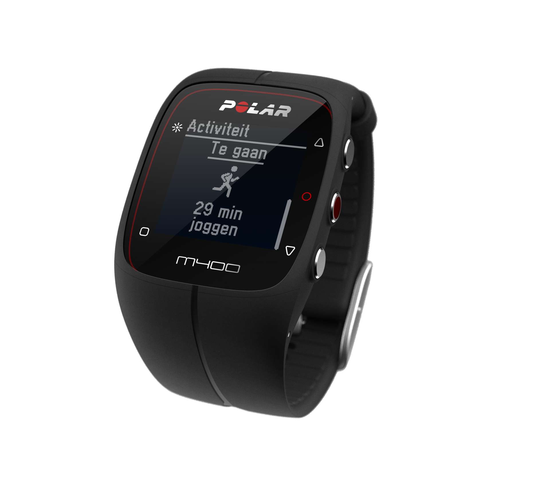 Polar M400 Sporthorloge met GPS Zwart