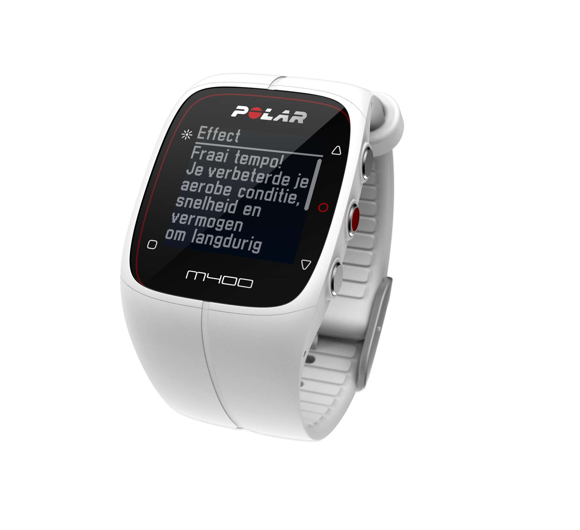 Polar M400 HRM  Sporthorloge met GPS Wit