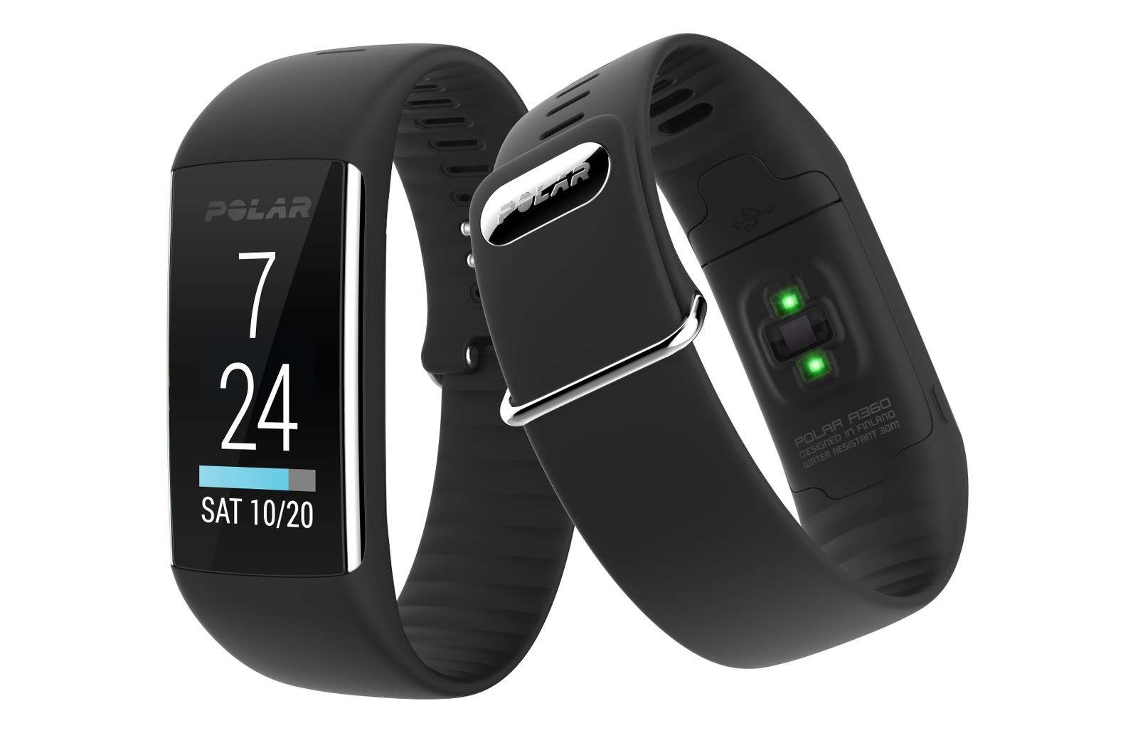 Polar A360 Fitness Tracker Zwart