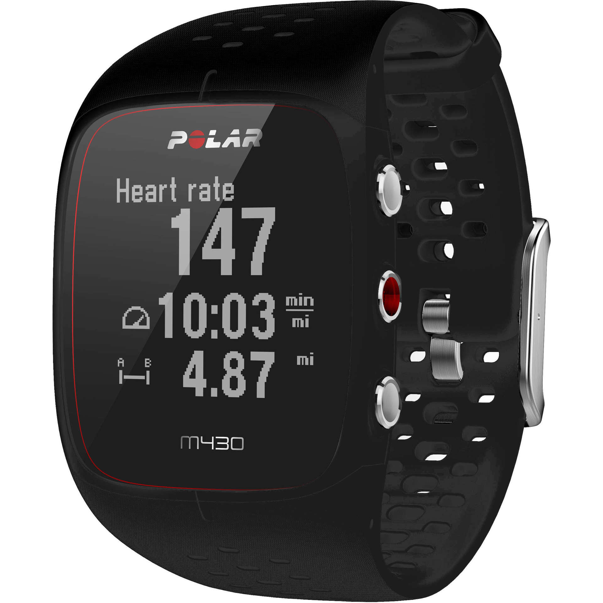 Polar M430 GPS Sporthorloge Zwart