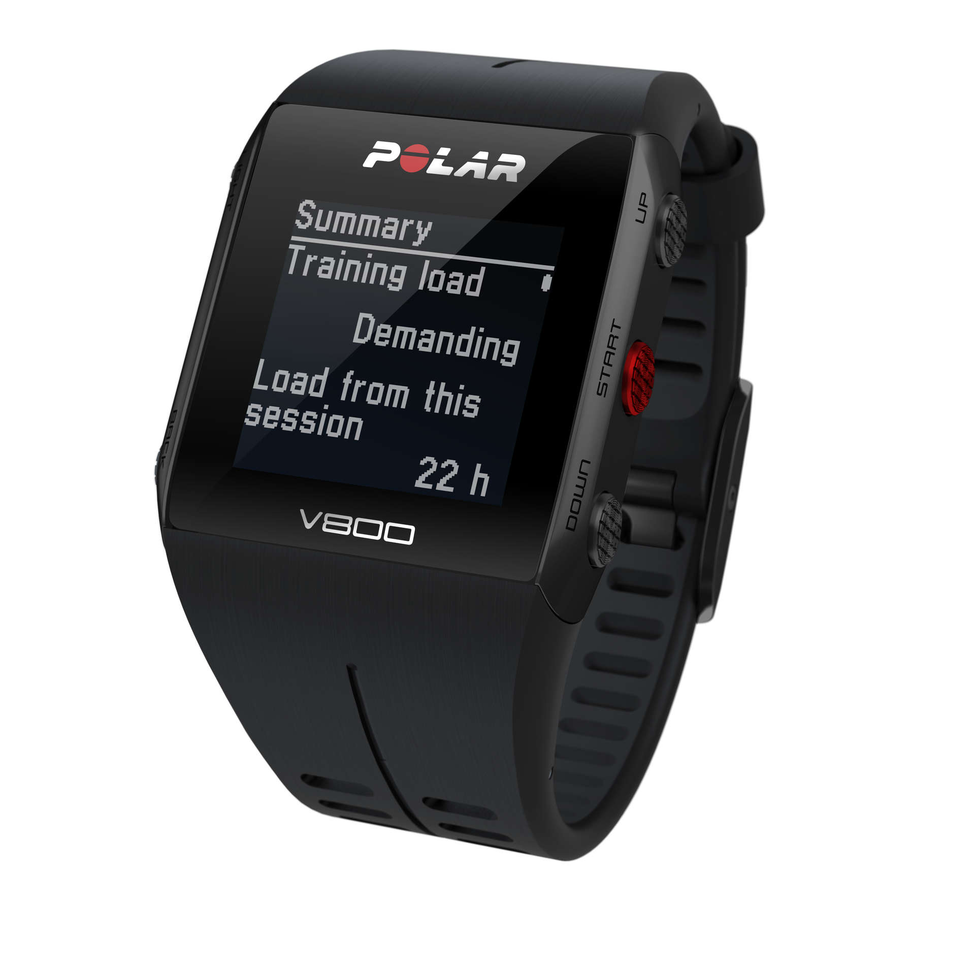 Polar V800 HR GPS Sporthorloge Zwart