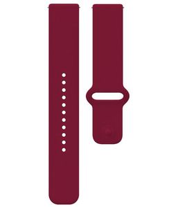 Polar Universele polsband 20mm Siliconen Rood S-L