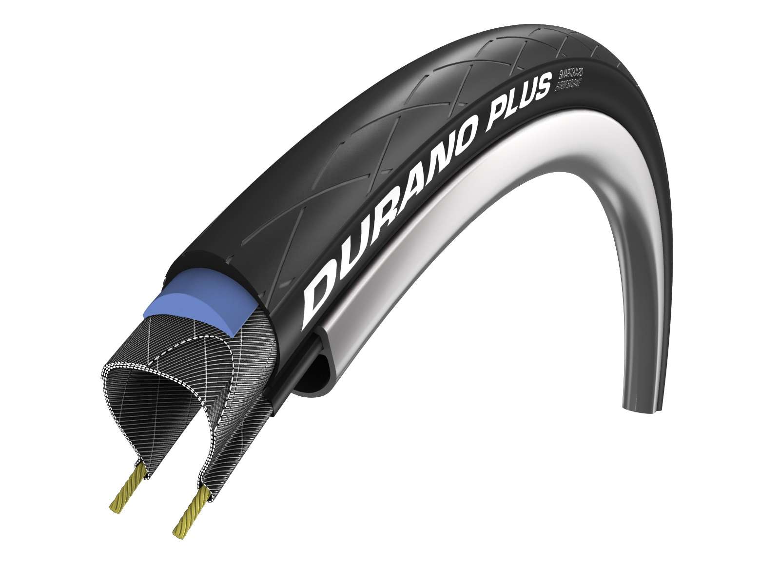 thumbnail image 2 of Schwalbe Durano Plus Draadband Zwart 700x23C 2 of 9
