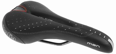 Selle Italia Man Gel Flow Zadel Zwart