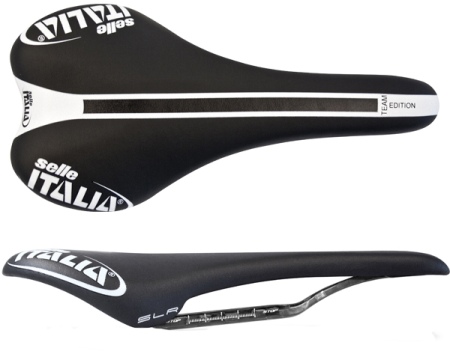 Selle Italia SLR S1 Zwart Team Edition Carbon Zadel