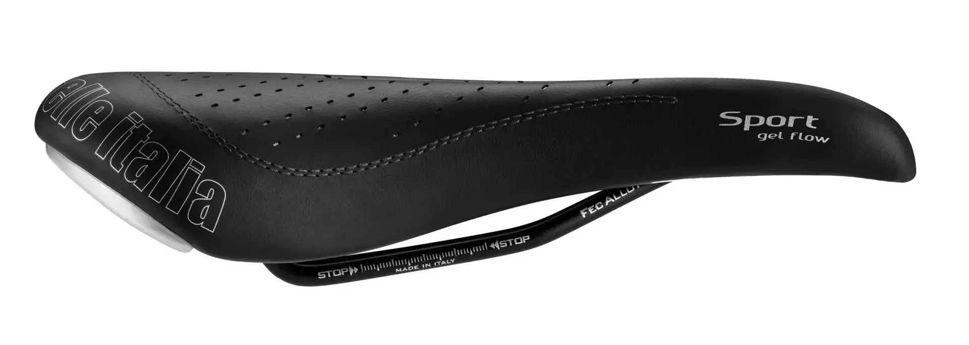 Selle Italia Sport Gel Flow Fietszadel Zwart