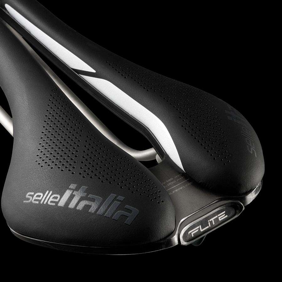 Sella Bici Selle Italia SLR Boost Endurance TI 316 Superflow - Per Strada E Gravel, Imbottitura Gel, Foro Centrale - Foto 3
