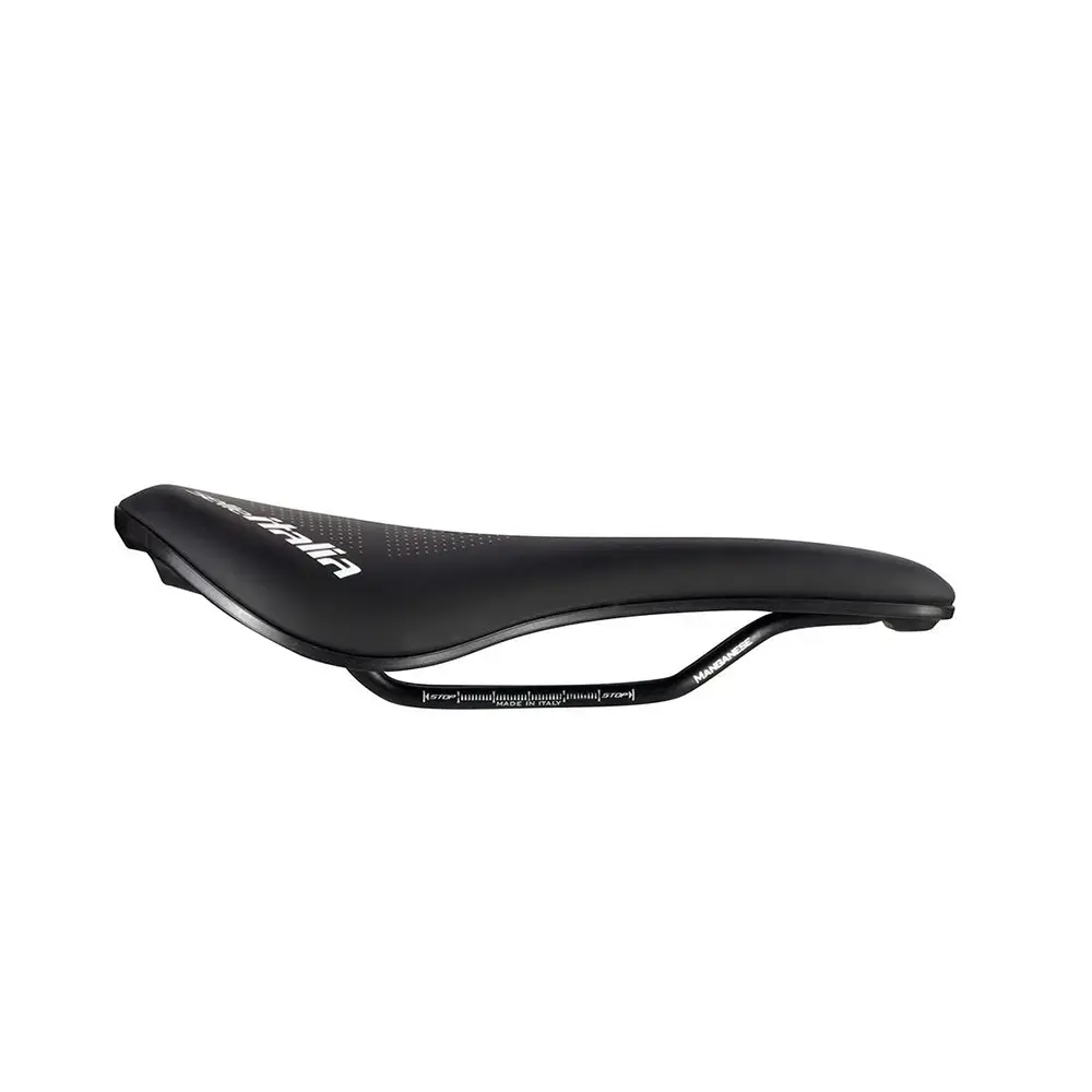 Selle Italia SLR Boost Gravel TI 316 Superflow – Comfortabel Gravelfietszadel met Gel, Superflow-Gat en Hi-viz Inzetstukken – Maat S3, Bruin