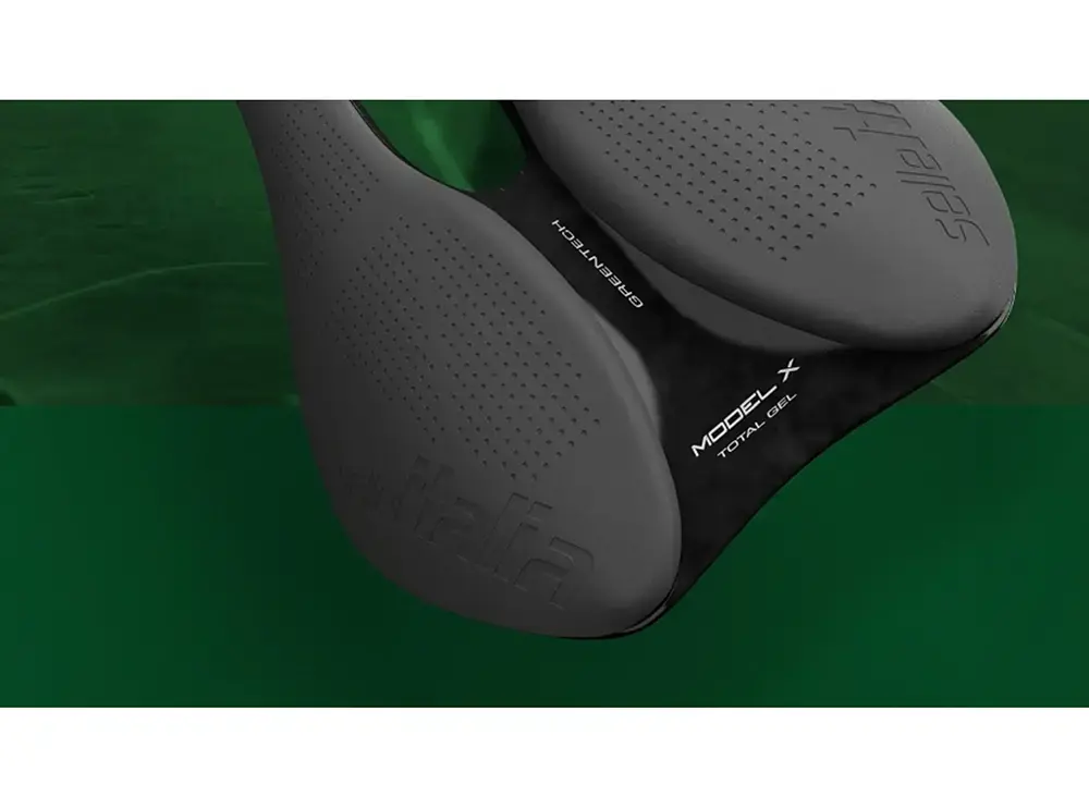 Selle Italia Model X Green Comfort Plus Superflow L3 Zadel Zwart