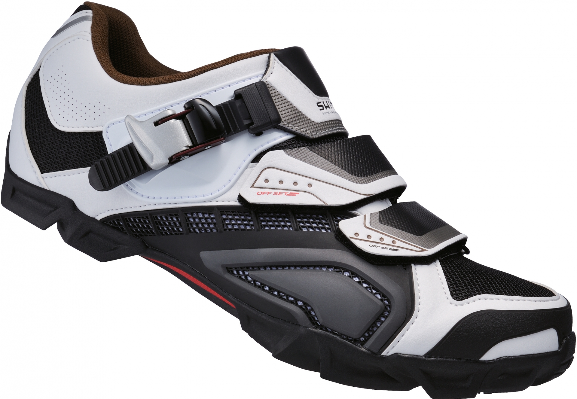 Shimano SH M162 Mountainbikeschoen Wit Zwart