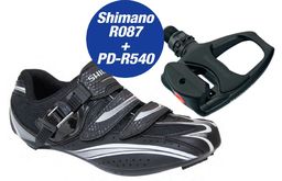 Shimano SH-R087 Wielrenschoenen + GRATIS PD-R540 Race Pedalen koop je bij  Futurumshop.nl