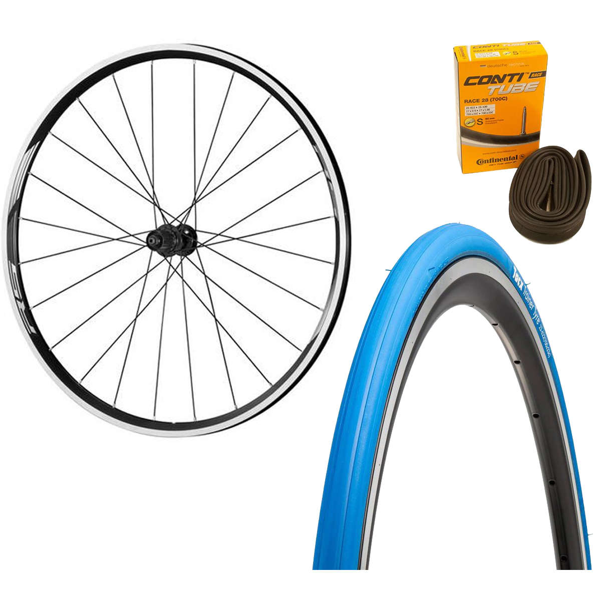 Shimano Achterwiel RS010 incl binnenband en Tacx raceband koop je bij  Futurumshop.nl