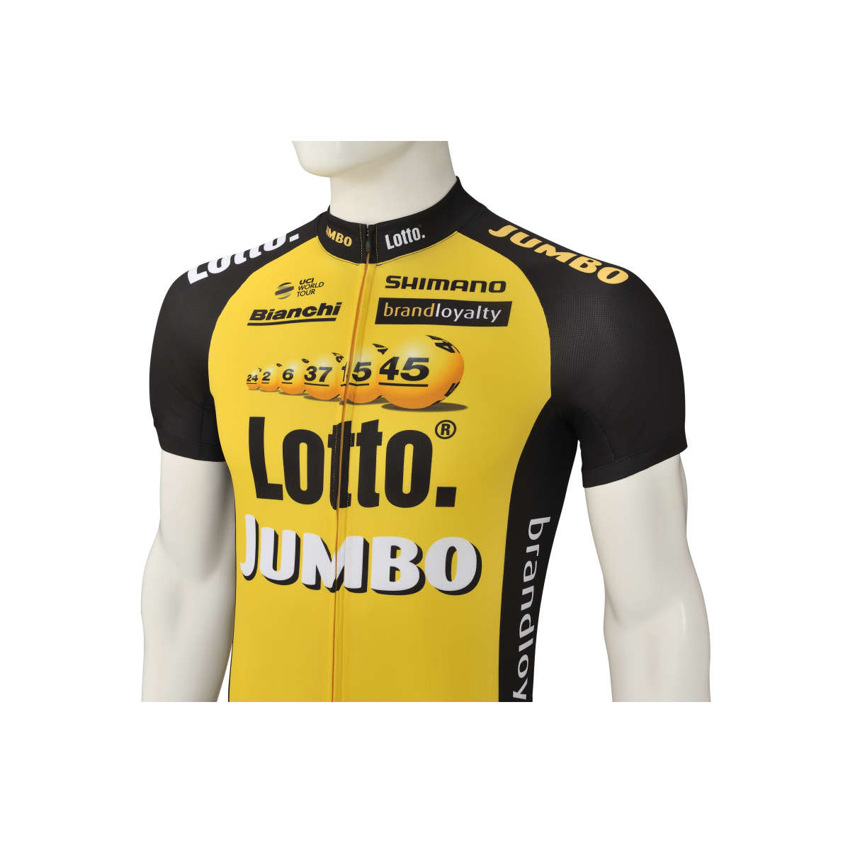 Shimano Team LottoNL-Jumbo Replica Fietsshirt Korte Mouwen 2017