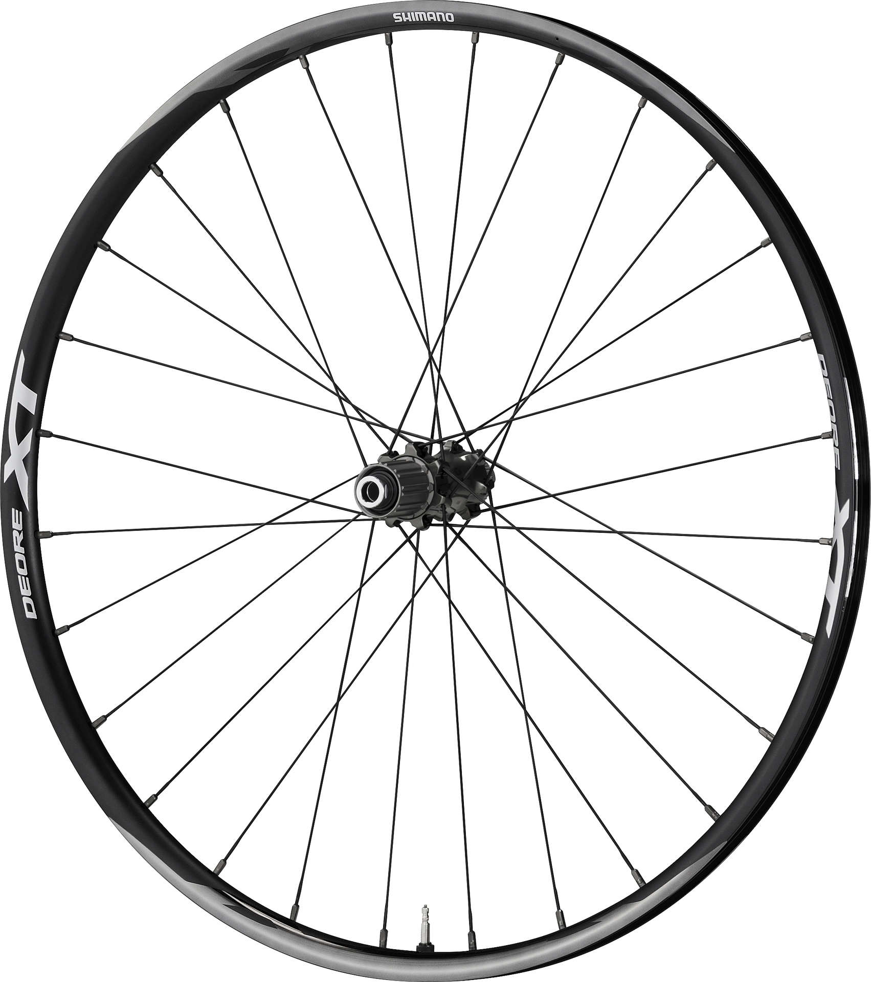 Hinterrad 28 Zoll Disc Schwarz Shimano Deore XT M8000 Centerlock 8-10fach 21-622