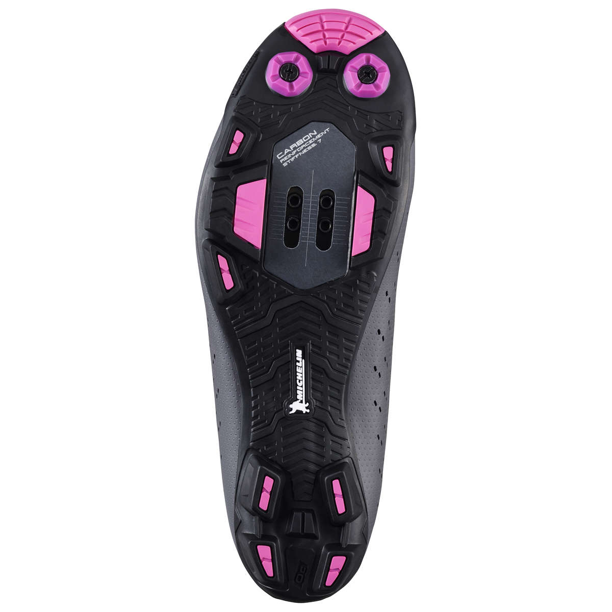 Shimano XC500 Mountainbikeschoenen Grijs/Roze Dames