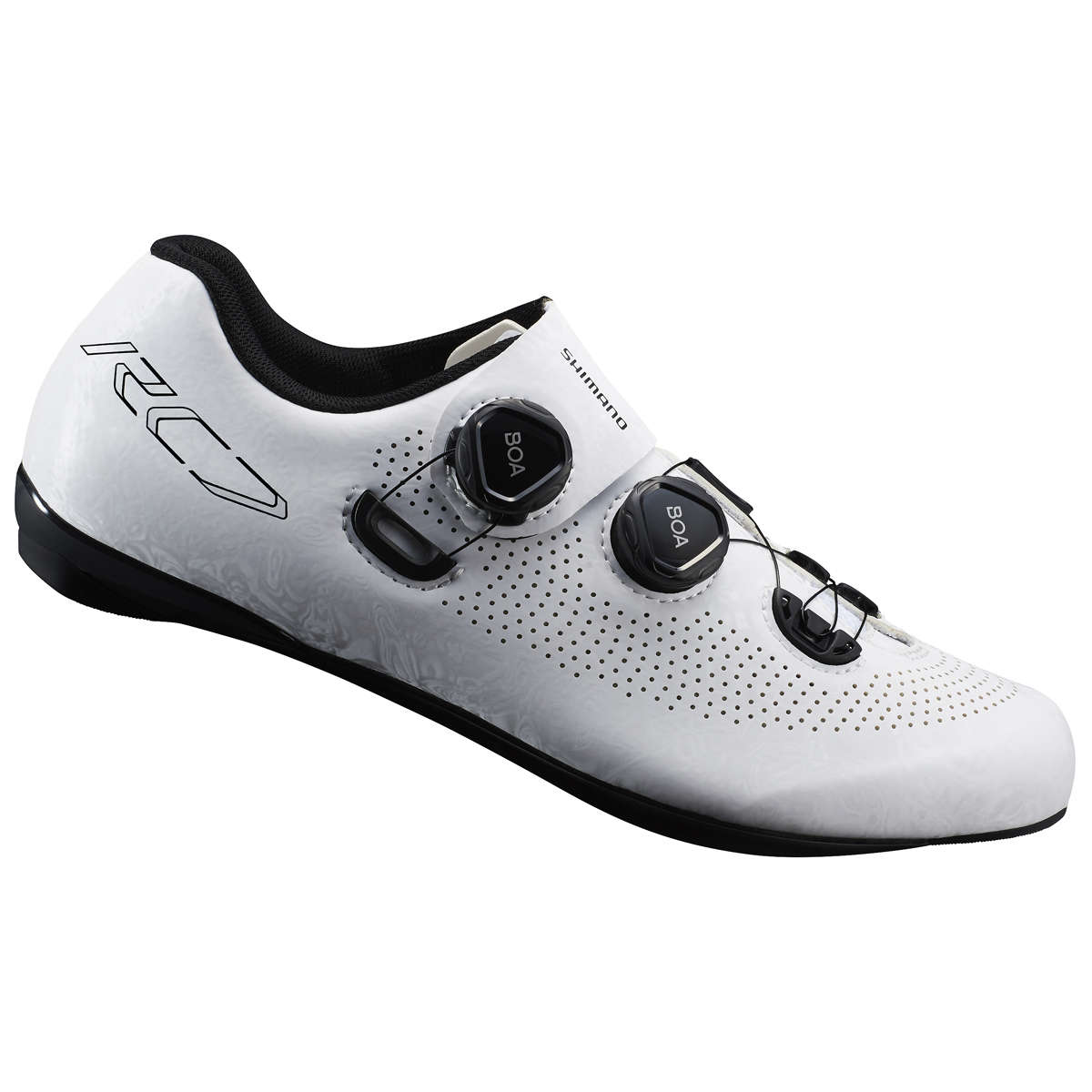 Shimano RC701 Wielrenschoenen Wit/Zwart Heren