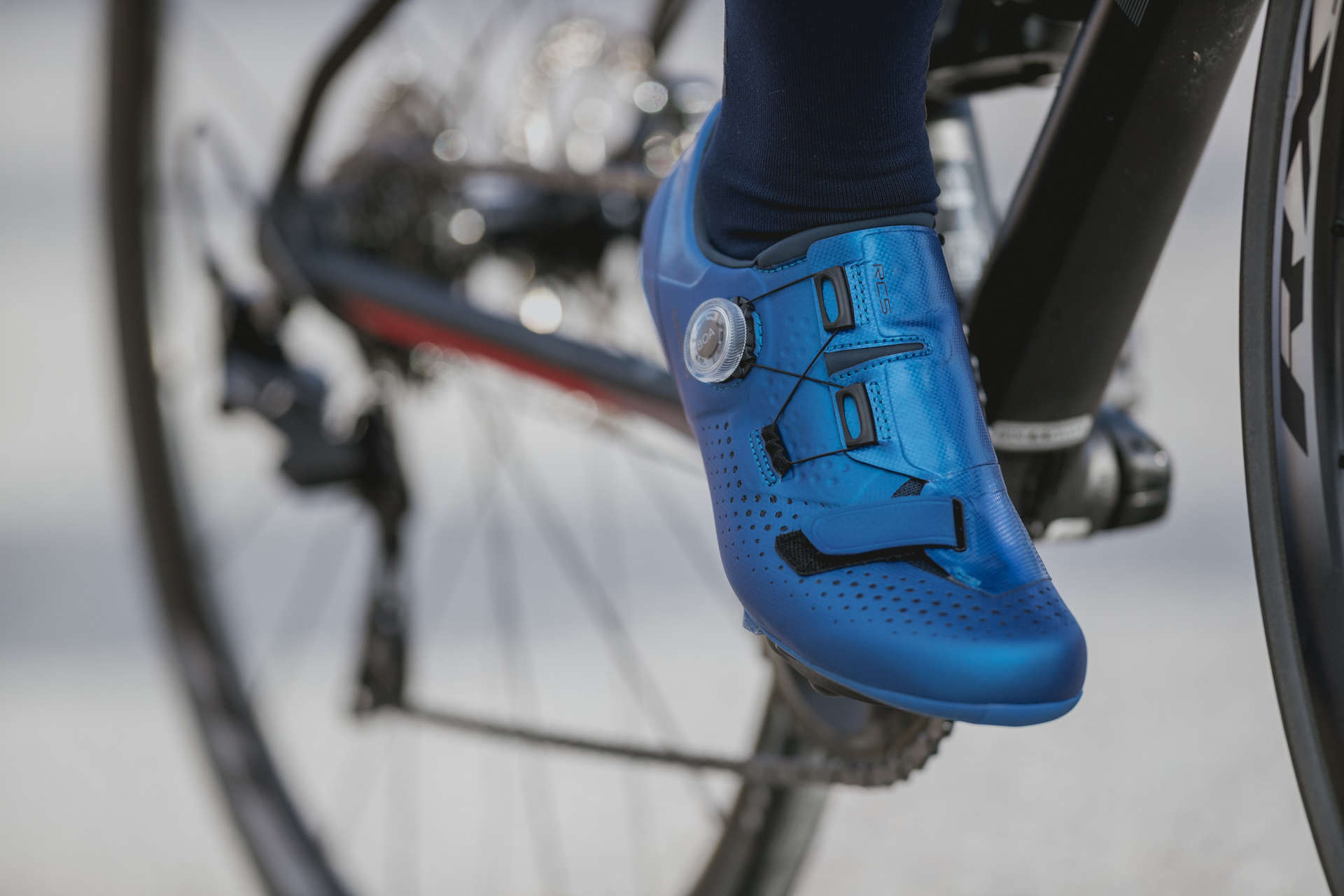 Shimano RC500 Wielrenschoenen Blauw Heren