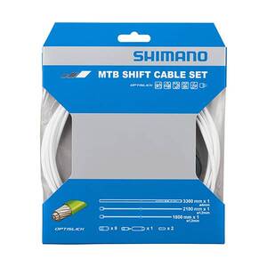 Shimano OT-SP41 Optislick MTB Derailleurkabelset Wit