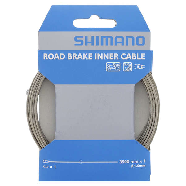 Shimano RVS Race Rembinnenkabel 1.6 x 3500mm