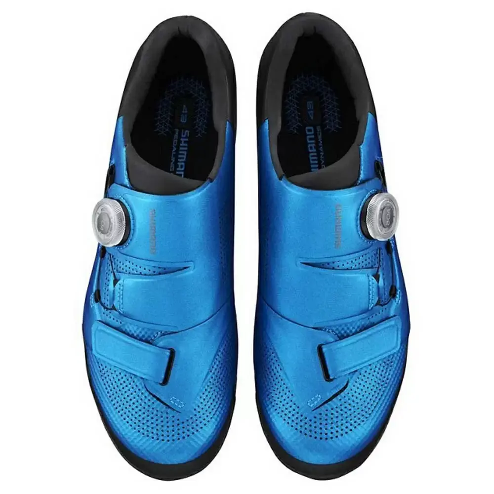 Shimano XC502 Wide Mountainbikeschoenen Blauw Heren