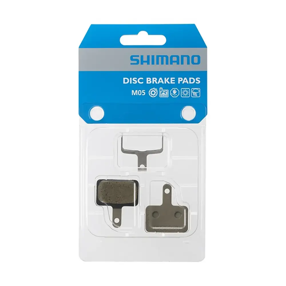 Shimano M05 Resin 2 Piston Schijfremblokken met Split Pin
