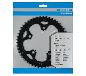 Shimano Alivio FC-T4060 Triple Kettingblad Zwart met Beschermer Zwart 9