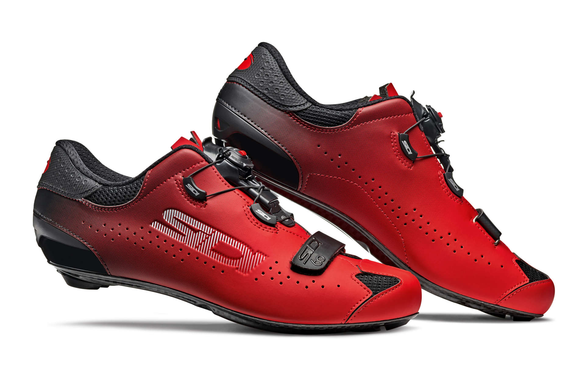 Sidi Sixty Wielrenschoenen Zwart/Rood Heren