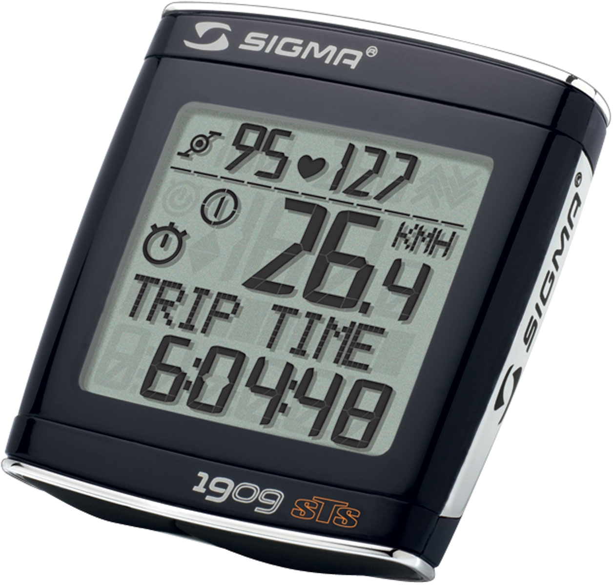 Sigma Sport BC 1909 HR Fietscomputer met hartslagmeter