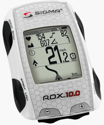 Sigma Sport Rox 10.0 GPS Basic Fietscomputer zonder Hartslagmeter Wit
