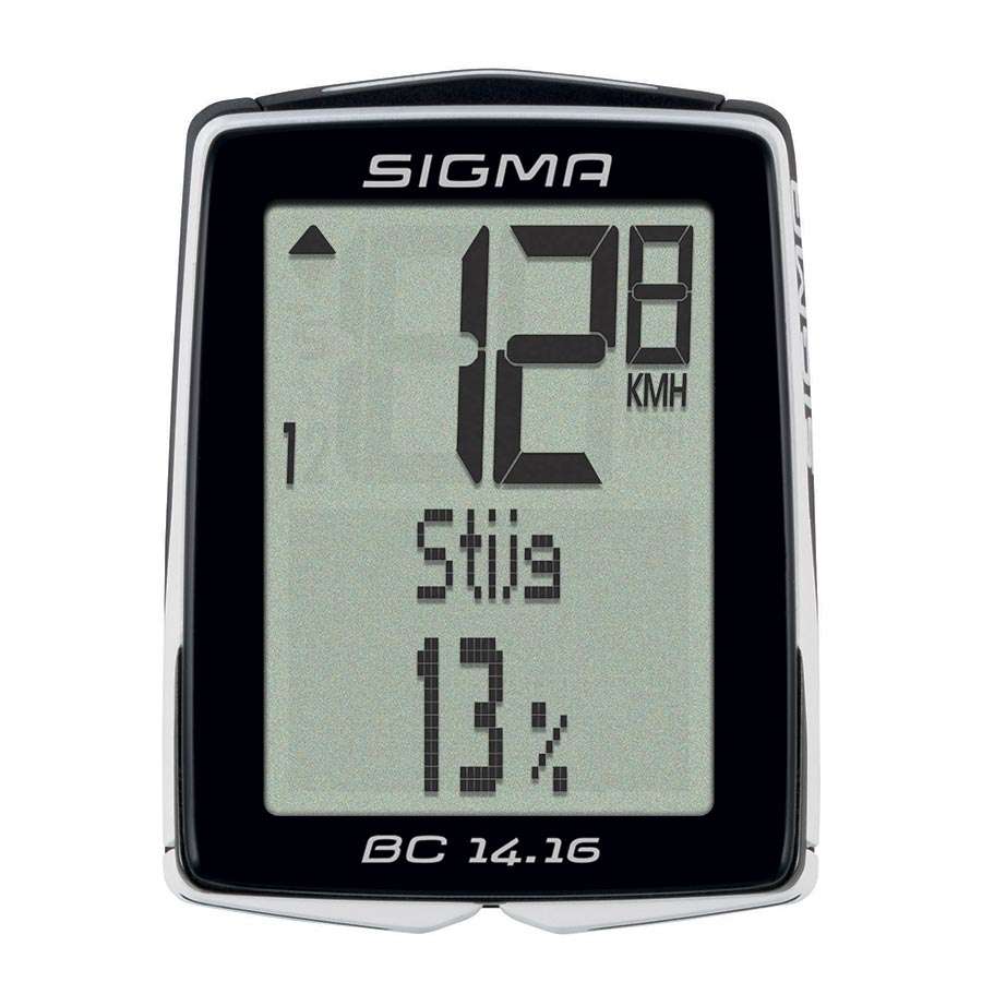 Sigma Sport BC 14.16 ALTI Fietscomputer met Draad Zwart/Wit