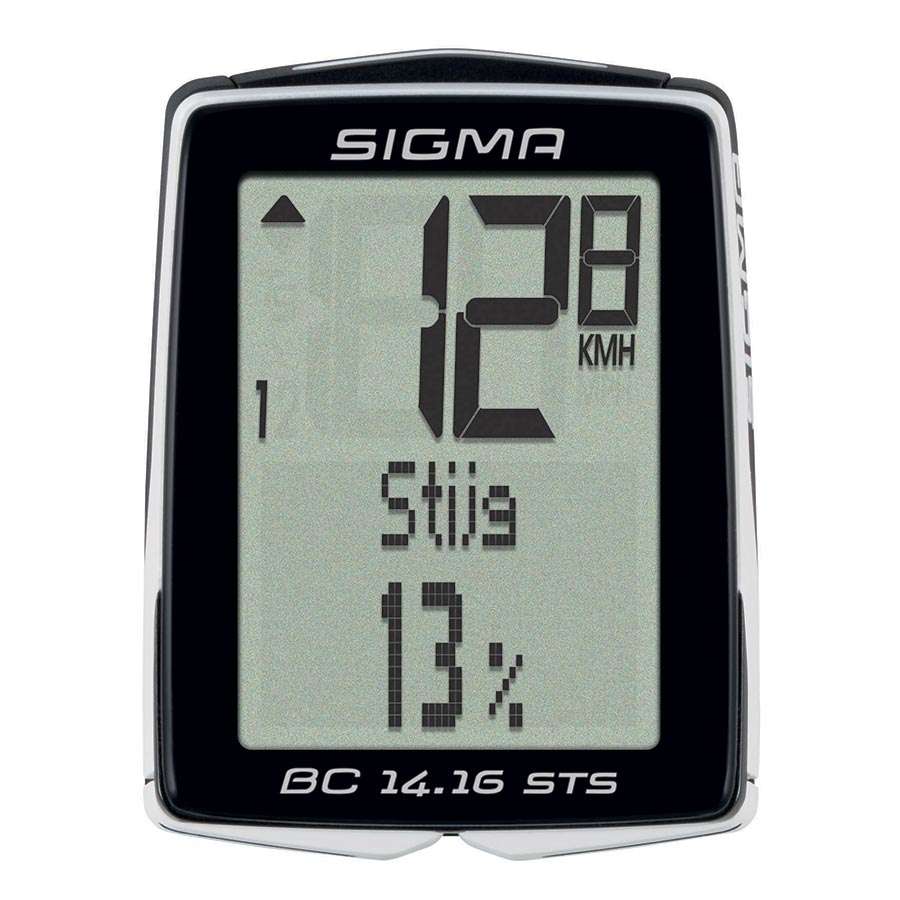 Sigma Sport BC 14.16 ALTI STS CAD Draadloze Fietscomputer Zwart/Wit
