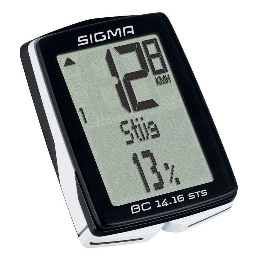 Sigma Sport BC 14.16 ALTI STS CAD Draadloze Fietscomputer Zwart/Wit