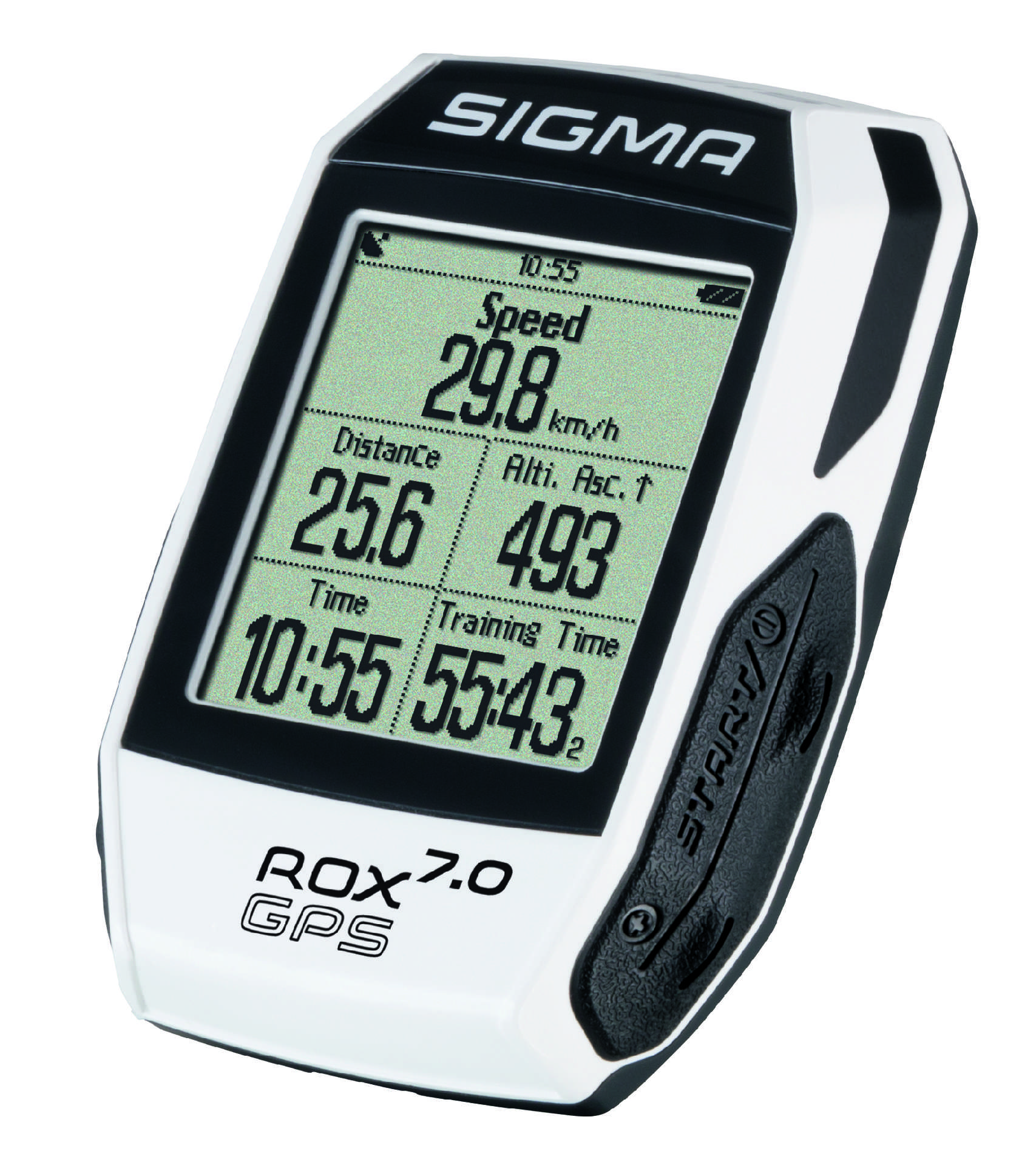 Sigma Sport ROX GPS 7.0 Fietscomputer Wit