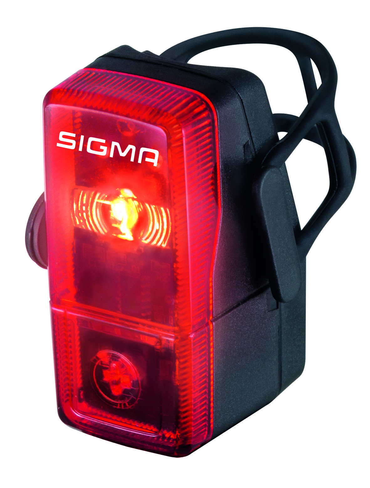 Sigma Sport Aura 25 Led en Cubic Verlichtingsset Zwart