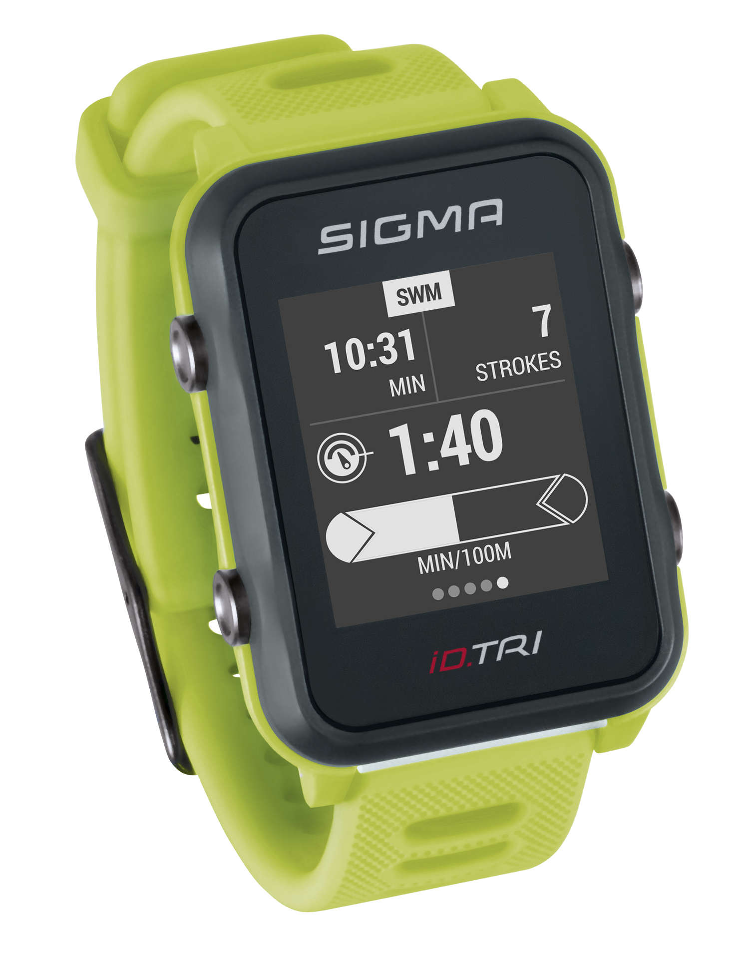 Sigma Sport iD.TRI Set GPS Sporthorloge Groen