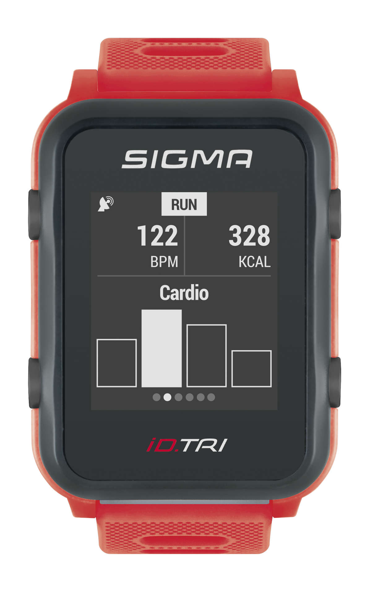 Sigma Sport iD.TRI Set GPS Sporthorloge Rood