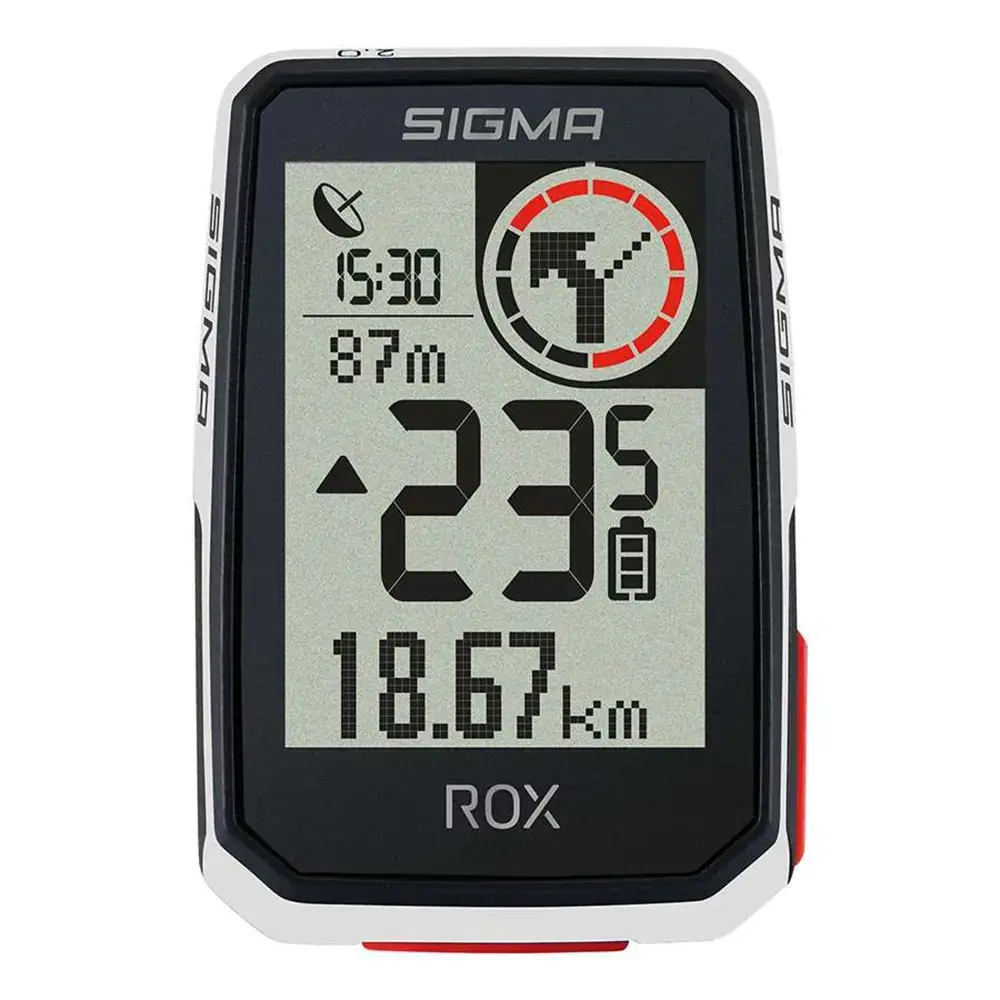 Sigma Sport ROX 2.0 GPS Fietscomputer Wit