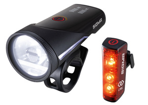 Sigma Sport Aura 100/Blaze Link LED USB Verlichtingsset Zwart